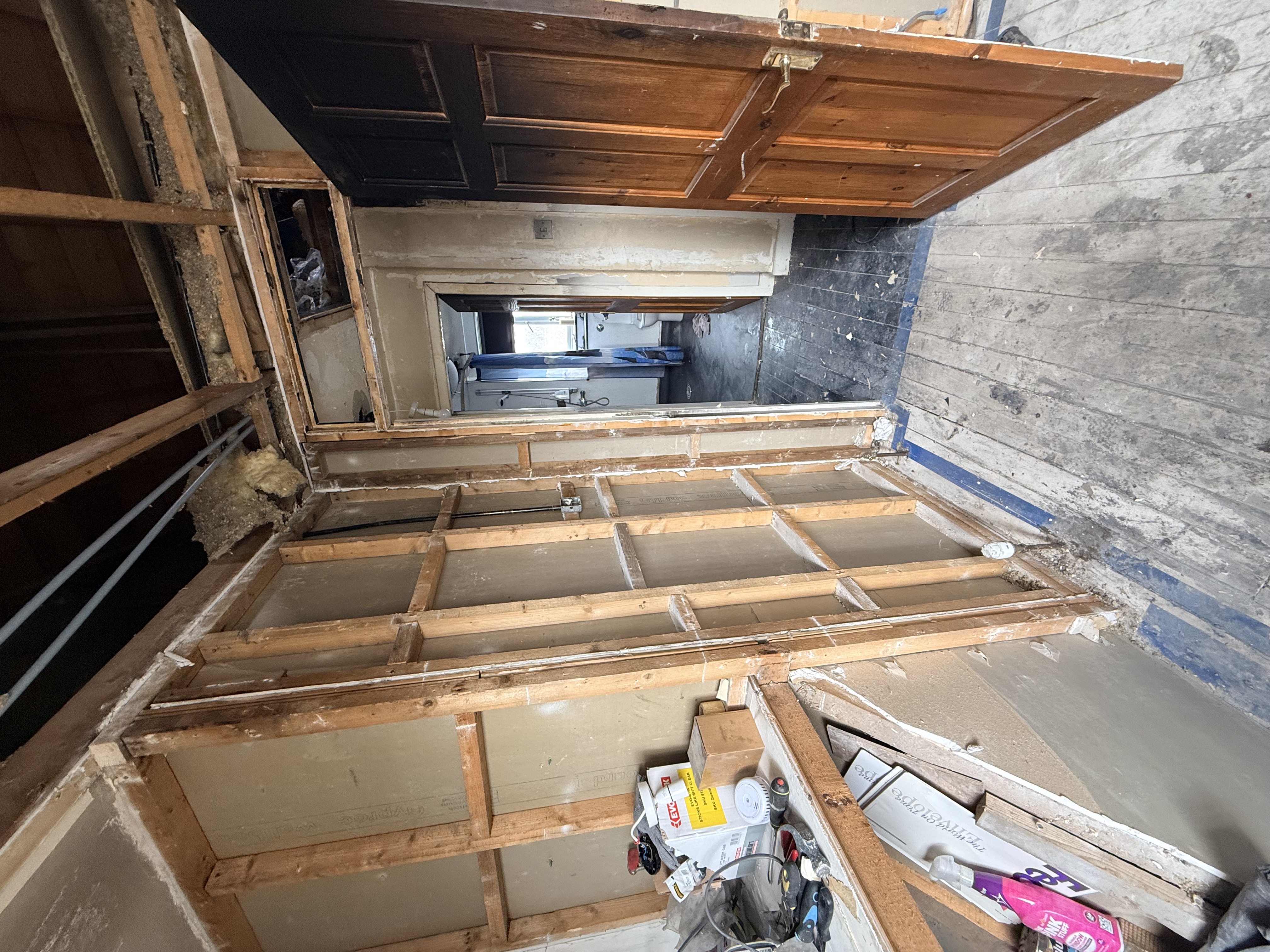 Stripped landing area view 2
