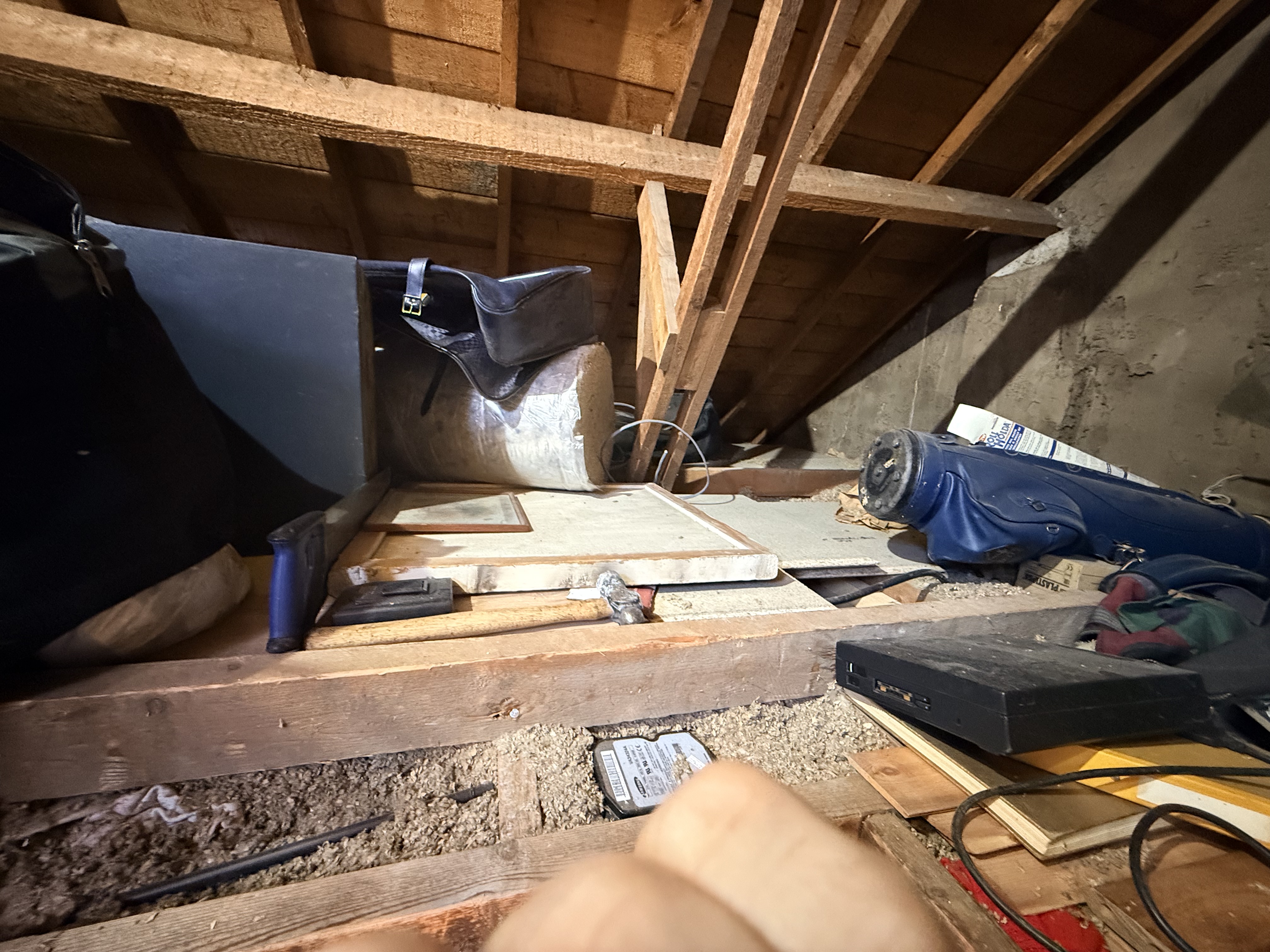 Attic structural timber clearance overview