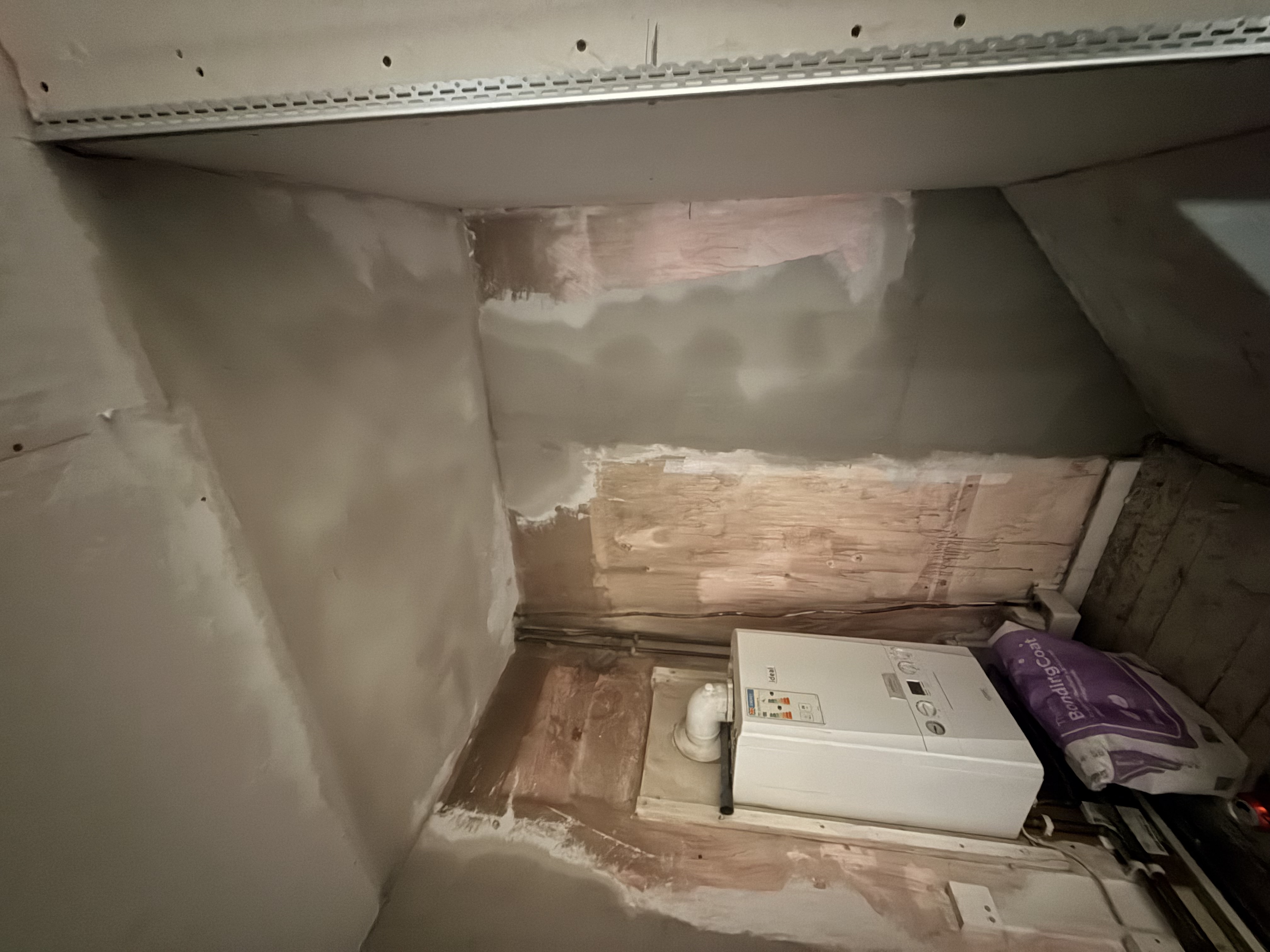 Plastering transformation progress 1