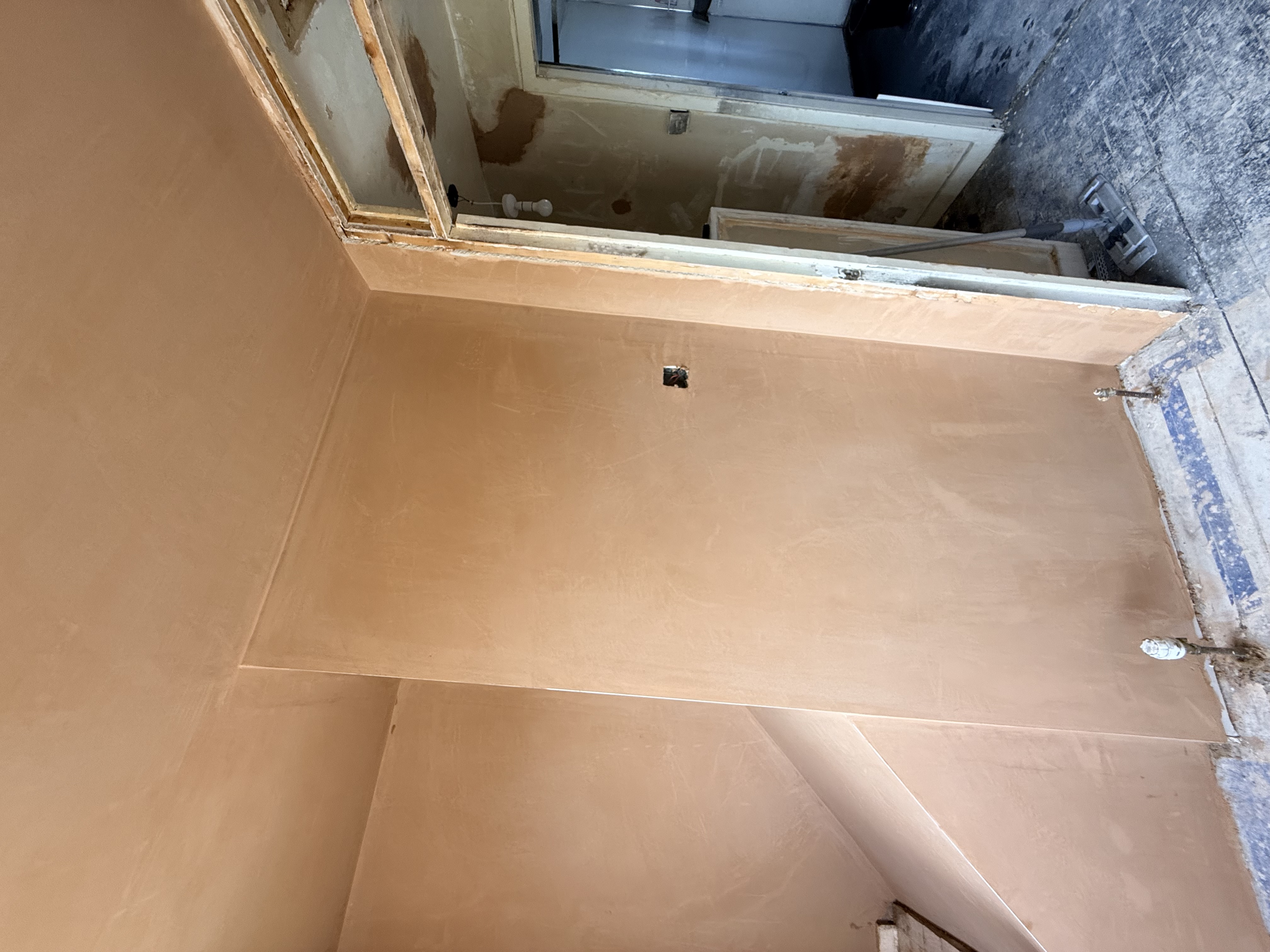Plastering transformation progress 8
